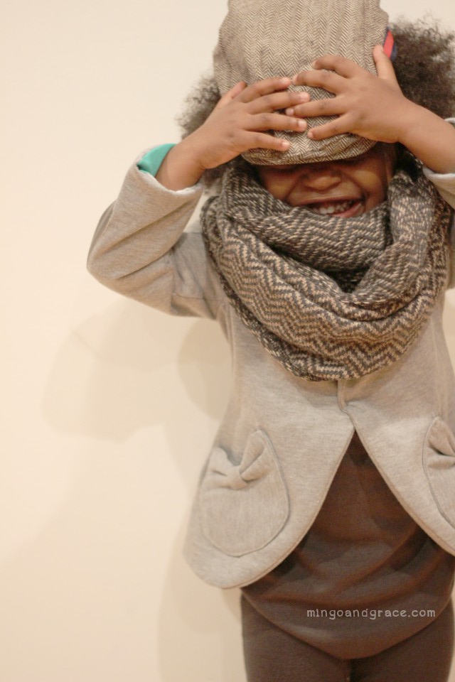 mingoandgrace.com | Upcycled Infinity Scarf + Berkshire Blazer